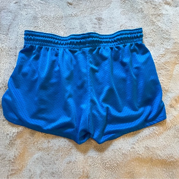 Nike Dri-Fit blue running shorts drawstring Size S/M - Picture 3 of 6